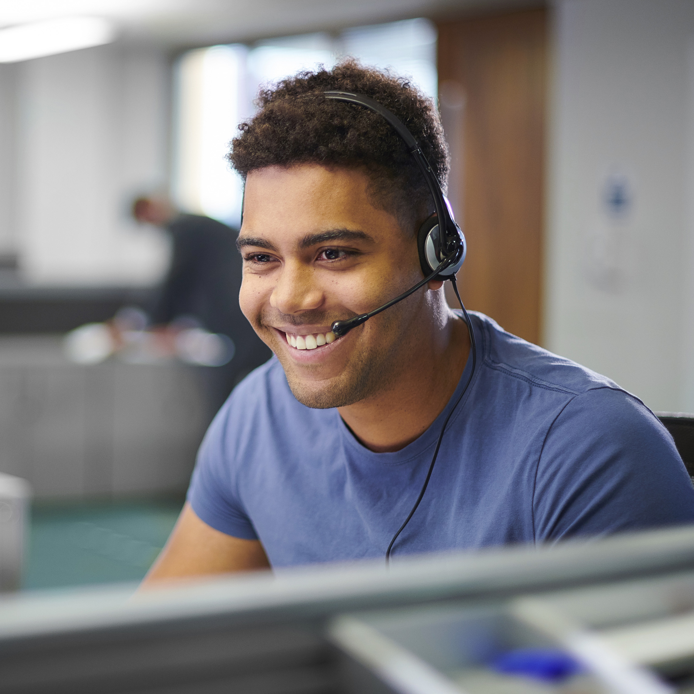 call centre rep